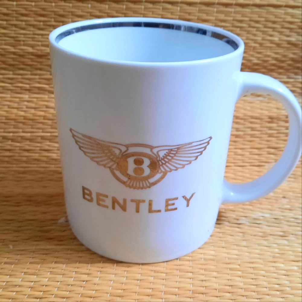 Bentley Motors White/Silver Continental Flying Spur Coffee Mug